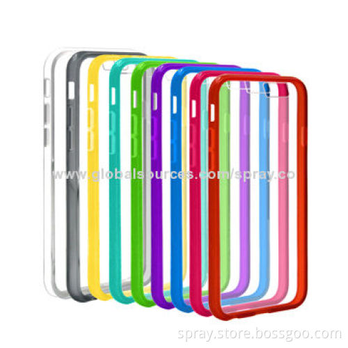 0.5mm Thickness Ultra-slim PC TPU Cases for iPhone, Different Colors Available
